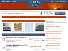 Tablet Screenshot of cruiserlog.com